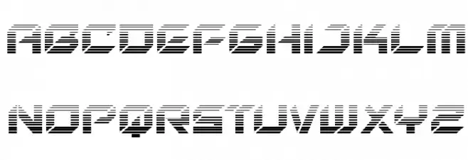 New York Escape Gradient 字体 小写