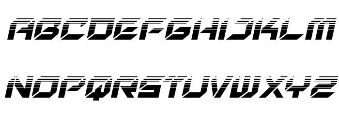 New York Escape Halftone Italic Font LOWERCASE