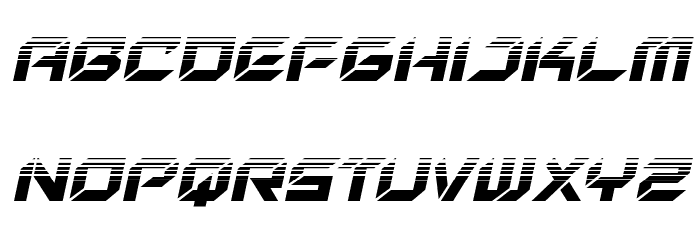 New York Escape Halftone Italic Font LOWERCASE