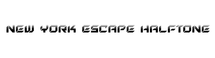 New York Escape Halftone  font caratteri gratis