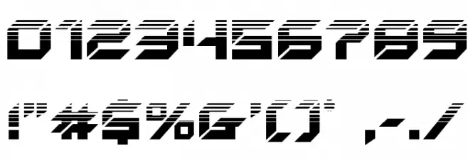 New York Escape Halftone Font OTHER CHARS