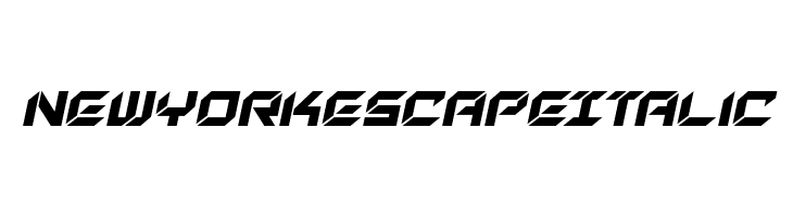 New York Escape Italic  Fuentes Gratis Descargar