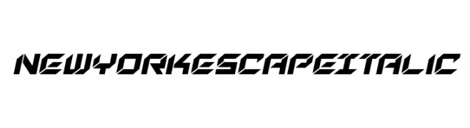 New York Escape Italic  Fuentes Gratis Descargar