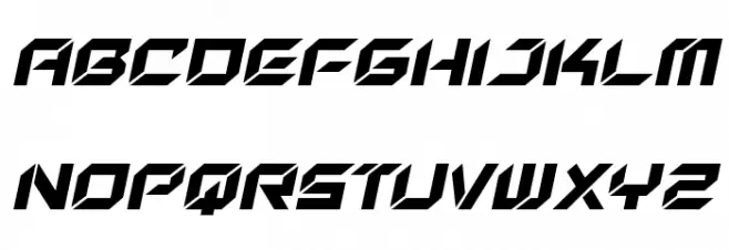 New York Escape Italic Font Litere mici