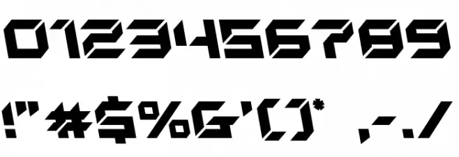 New York Escape Leftalic Font OTHER CHARS