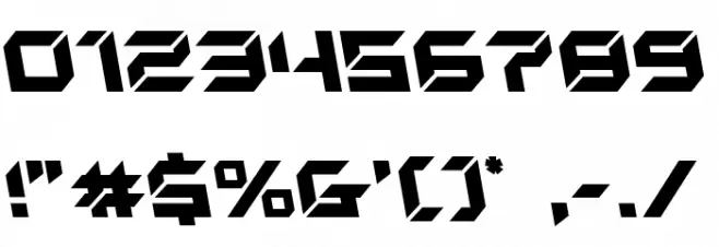 New York Escape Leftalic Font OTHER CHARS