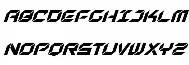 New York Escape Super-Italic خط أحرف كبيرة