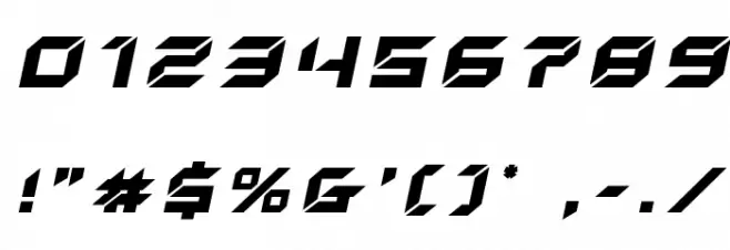 New York Escape Title Italic Font OTHER CHARS