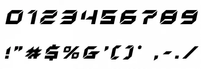 New York Escape Title Italic Font OTHER CHARS