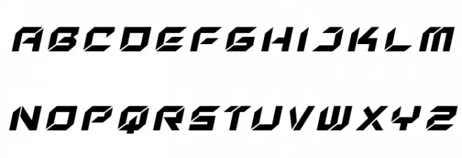 New York Escape Title Italic 字体 小写
