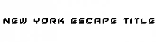 New York Escape Title  Fuentes Gratis Descargar
