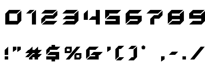 New York Escape Title Font OTHER CHARS