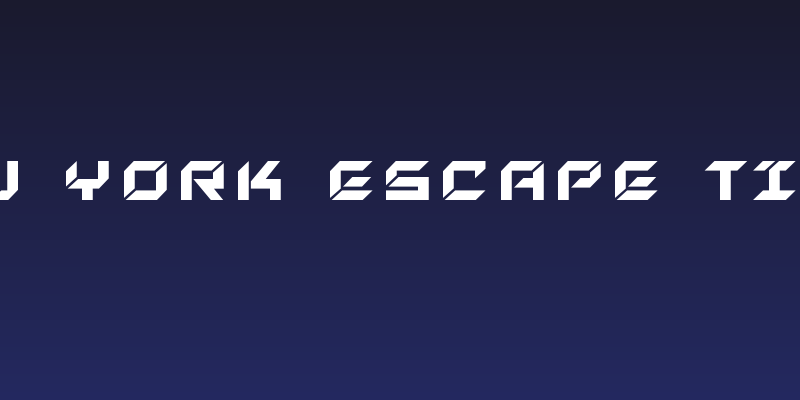 New York Escape Title Social Header