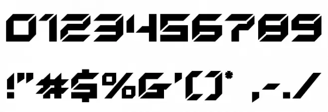 New York Escape Font OTHER CHARS