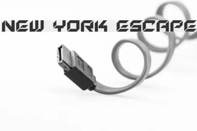 New York Escape Font examples