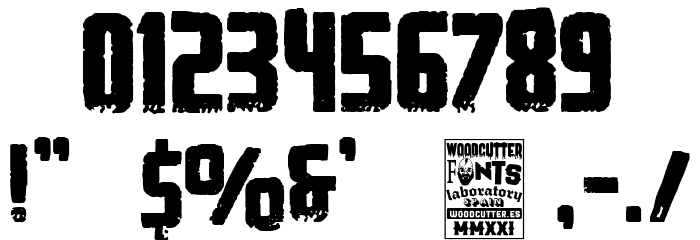 New York Hardcore Font OTHER CHARS