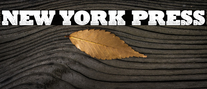 New York Press Font examples