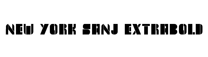 New York Sanj ExtraBold  Fuentes Gratis Descargar