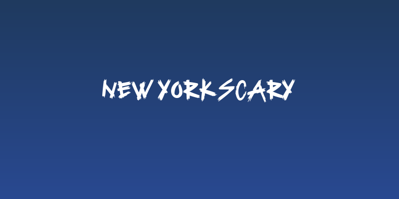 New York Scary Social Header