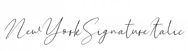 New York Signature Italic  Descarca Fonturi Gratis