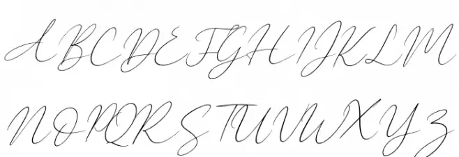 New York Signature Italic خط أحرف كبيرة