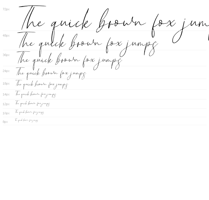 New York Signature Italic Waterfall