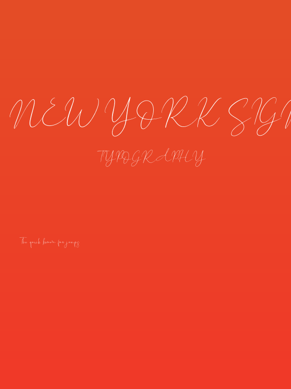 New York Signature Poster