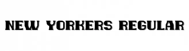 New Yorkers Regular  baixar fontes gratis
