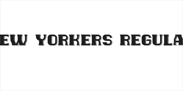 New Yorkers Regular Logo