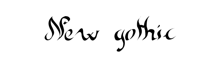 New gothic  baixar fontes gratis