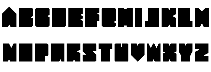 New wave 2009 Regular Font LOWERCASE