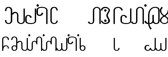 NewAkhaT Font LOWERCASE