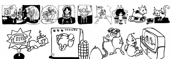 NewAliens Font OTHER CHARS