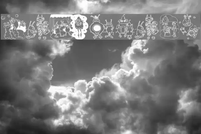 NewAliens Font examples