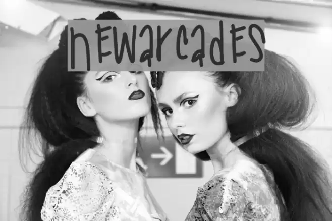 NewArcades Font examples