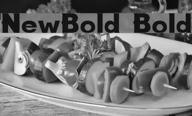 NewBold Bold フォント examples
