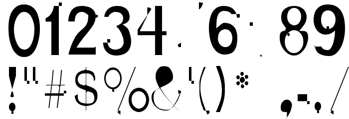 NewBold-Light Font OTHER CHARS
