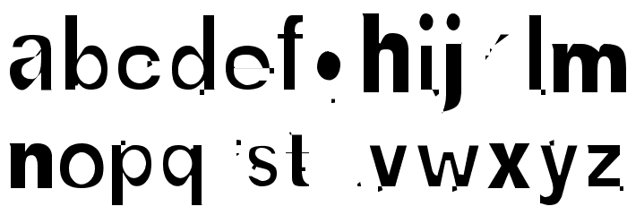 NewBold-Light Font LOWERCASE