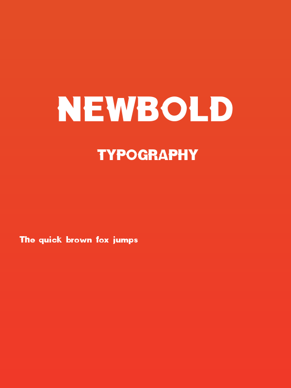 NewBold Poster