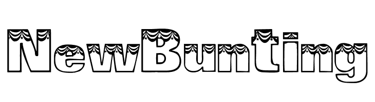 NewBunting  Frei Schriftart Herunterladen