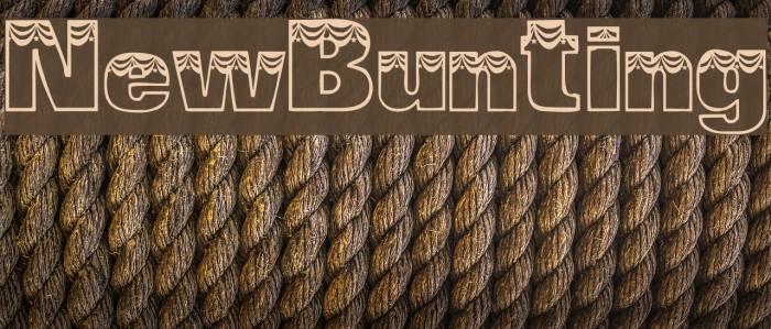 NewBunting Font examples