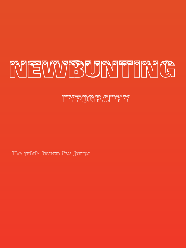 NewBunting Poster