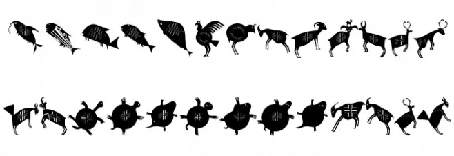 NewCaveDrawingsZwei Schriftart Groß