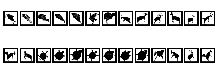 NewCaveDrawingsZwei Font Litere mici