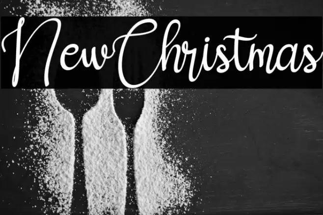 NewChristmas Font examples