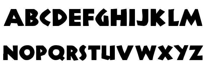 NewCountry Font LOWERCASE