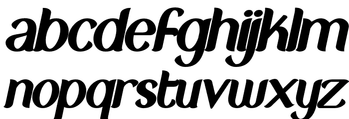 NewCrown-BlackItalic_DEMO Font LOWERCASE