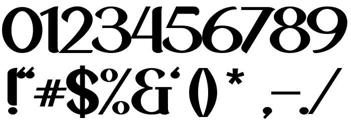 NewCrown-Black_DEMO Font OTHER CHARS