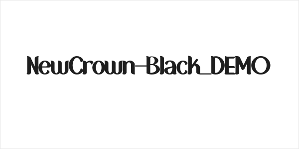 NewCrown-Black_DEMO Logo