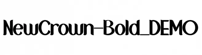NewCrown-Bold_DEMO  font caratteri gratis